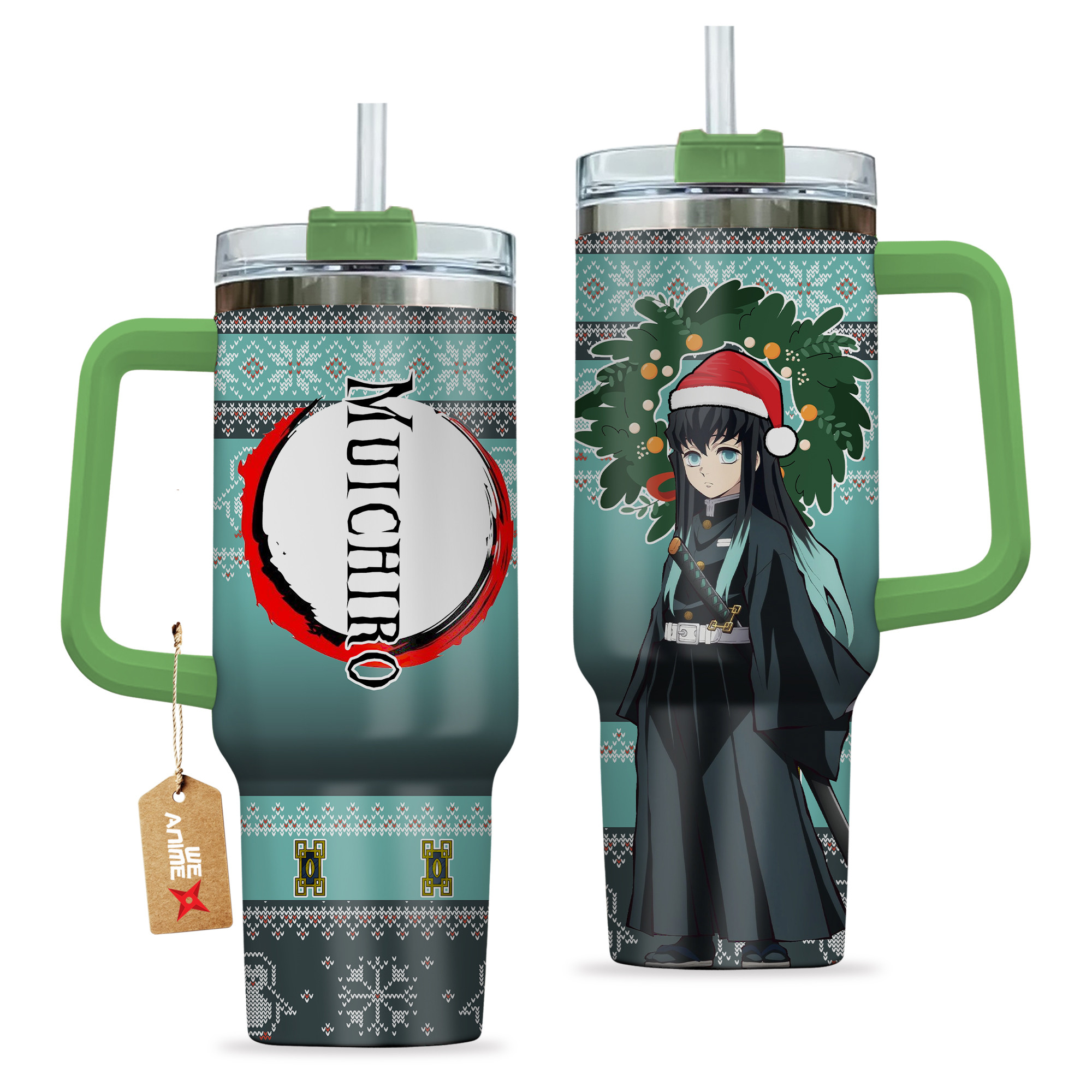 Muichiro Demon Slayer Anime Custom Stanley Cup 40 oz 30 oz Tumbler With HandleTVC2301156 - Image 2