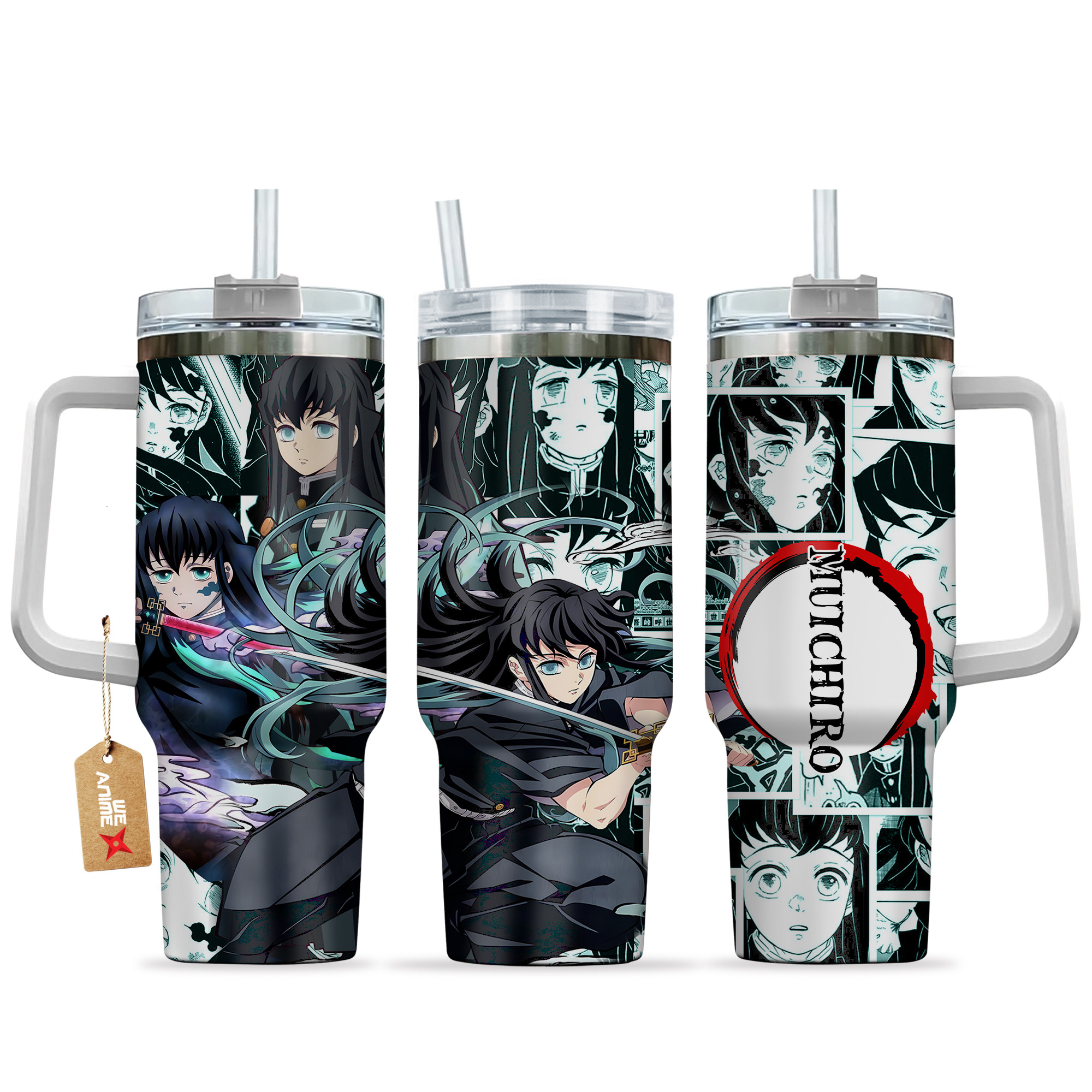 Muichiro Tokito Demon Slayer Anime Custom Stanley Cup 40 oz 30 oz Tumbler With HandleTVC2301152