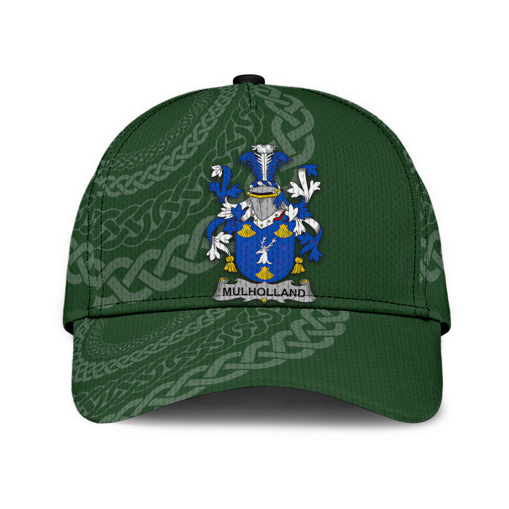 Mulholland Coat Of Arms - Irish Family Crest St Patrick's Day Hat Classic Cap Trucker Hats Custom Hats Gifts For Men & Women