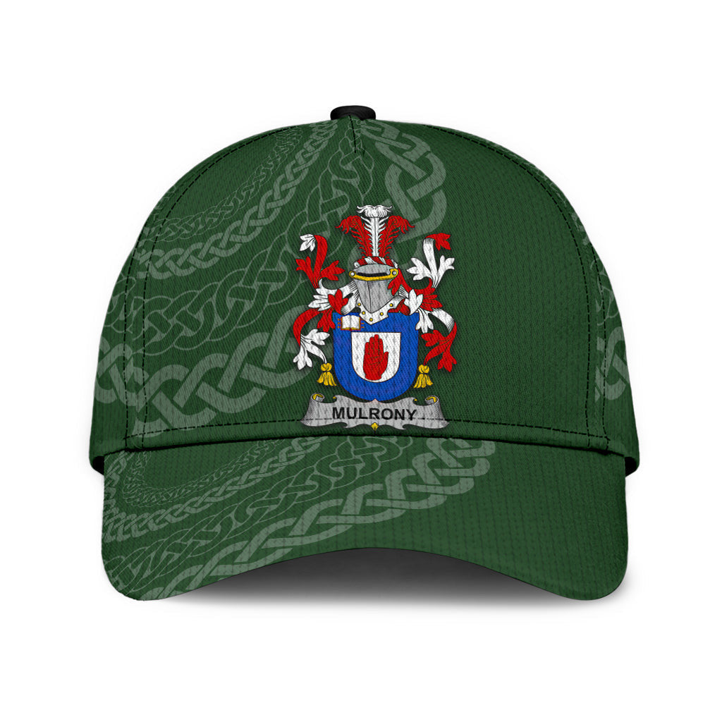 Mulrony Coat Of Arms - Irish Family Crest St Patrick's Day Hat Classic Cap Trucker Hats Custom Hats Gifts For Men & Women