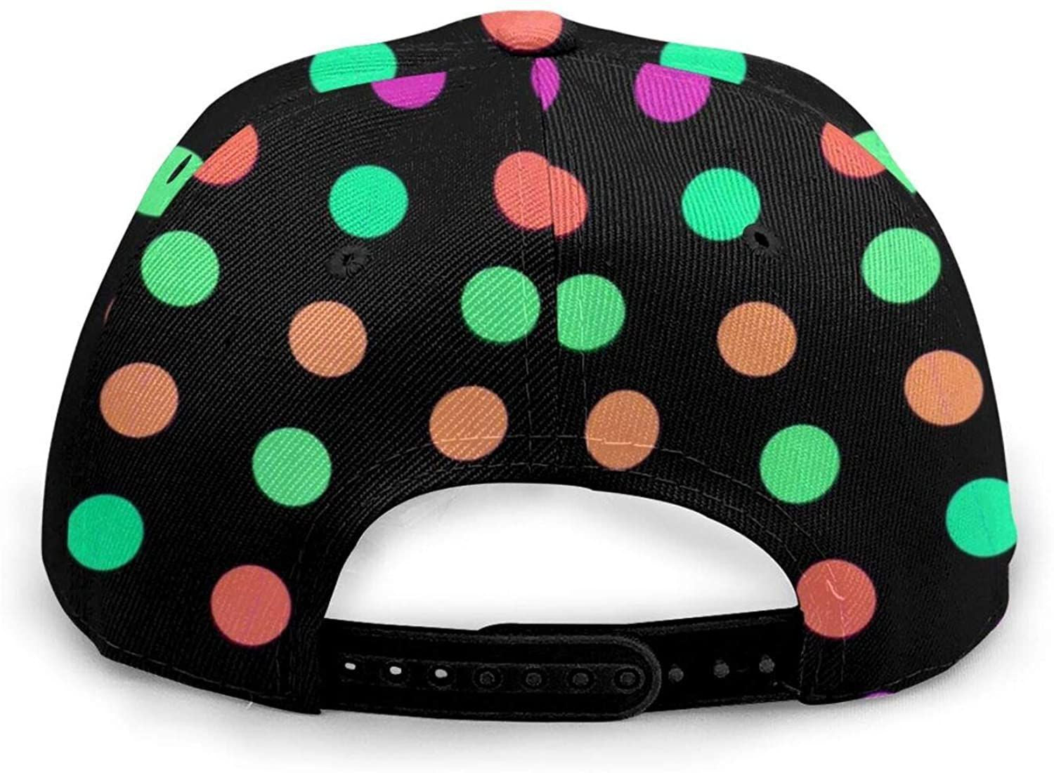 Multicolor Polka Dots Print Classic Baseball 3D Cap Adjustable Twill Sports Dad Hats for Unisex Trucker Hats Custom Hats Gifts For Men & Women