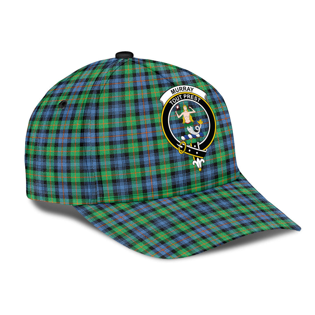 Murray of Atholl Ancient Tartan Baseball Cap, Tartan Plaid Cap with Family Crest K23 Trucker Hats Custom Hats Gifts For Men & Women