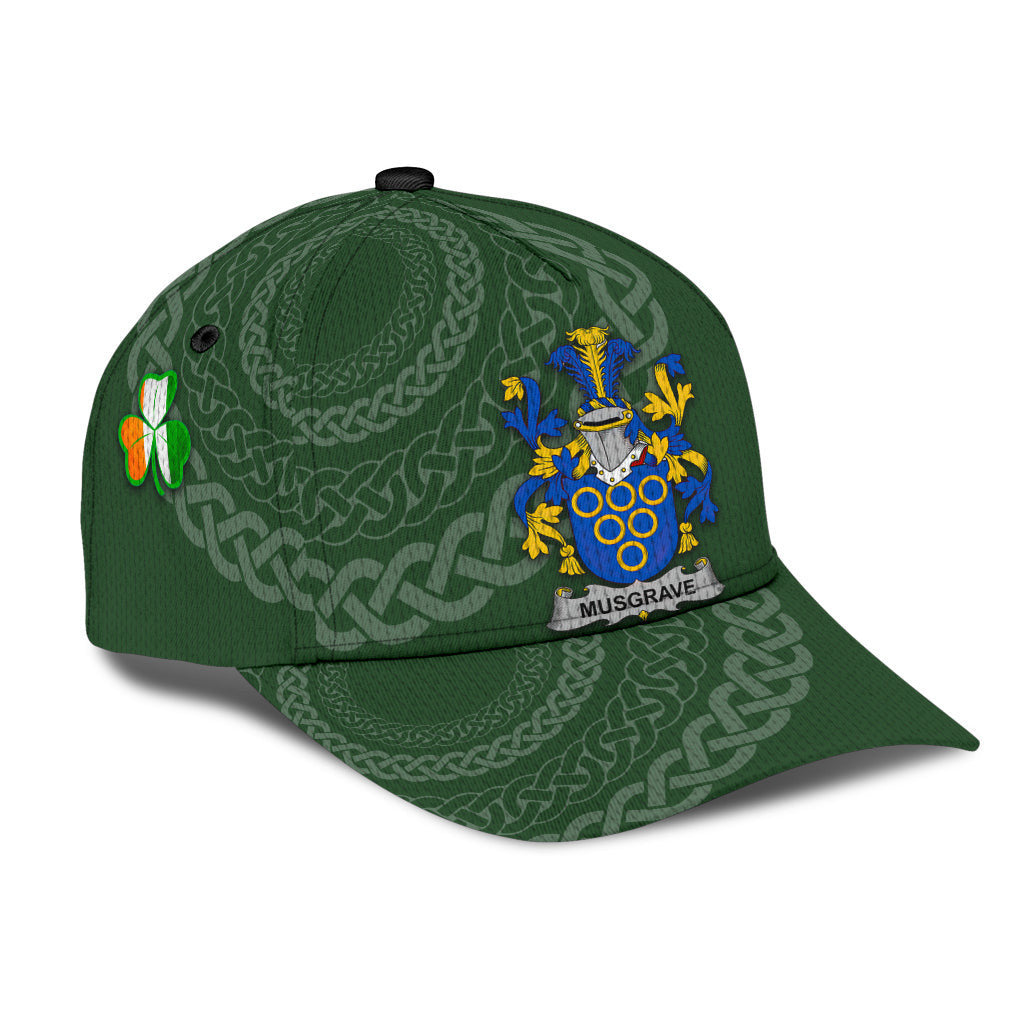 Musgrave Coat Of Arms - Irish Family Crest St Patrick's Day Hat Classic Cap Trucker Hats Custom Hats Gifts For Men & Women