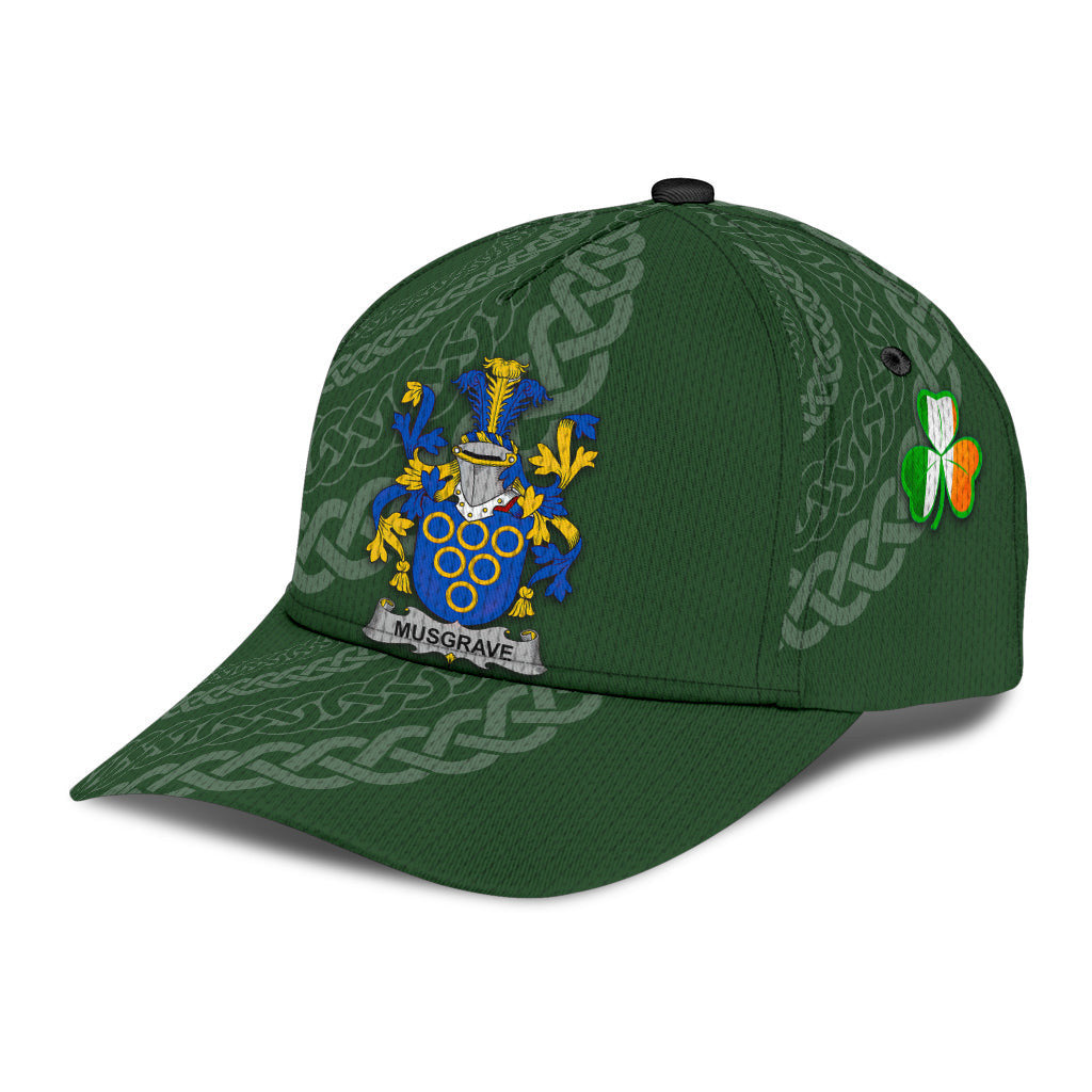 Musgrave Coat Of Arms - Irish Family Crest St Patrick's Day Hat Classic Cap Trucker Hats Custom Hats Gifts For Men & Women