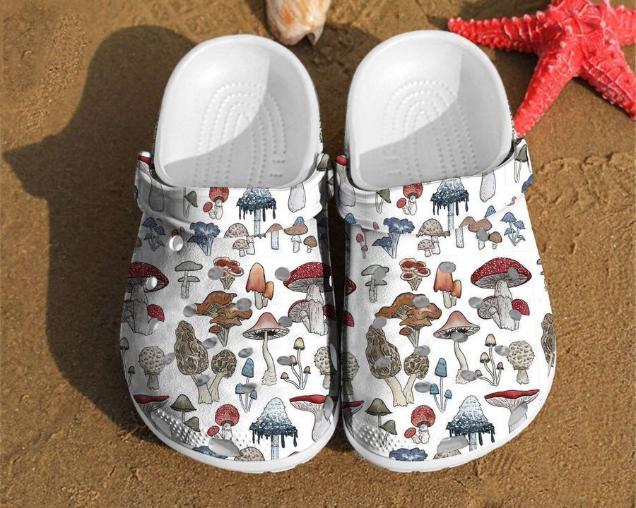 Mushroom Pattern Shoe Charms Gift For Lovers Her Birthday Gifts Clog Shoes