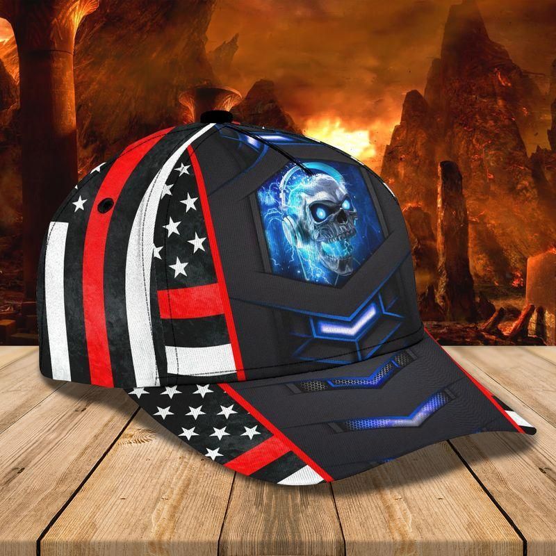 Music Skull Classic Cap Baseball Cap For Music Lovers Trucker Hats Custom Hats Gifts For Men & Women