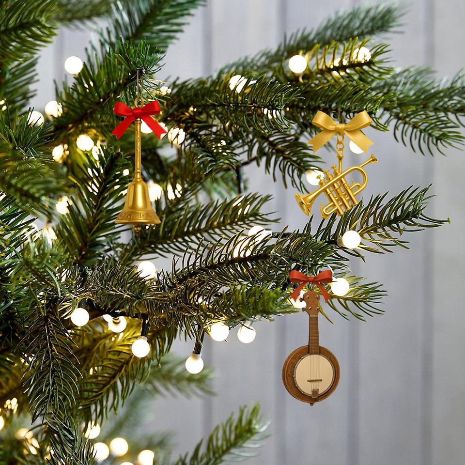 Musical instruments Nature Advent Calendar 2025, 24 Day Musical Figurines : Vintage Christmas Ornament Countdown - Image 7