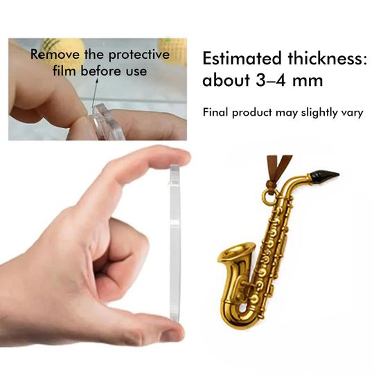 Musical instruments Nature Advent Calendar 2025, 24 Day Musical Figurines : Vintage Christmas Ornament Countdown - Image 13