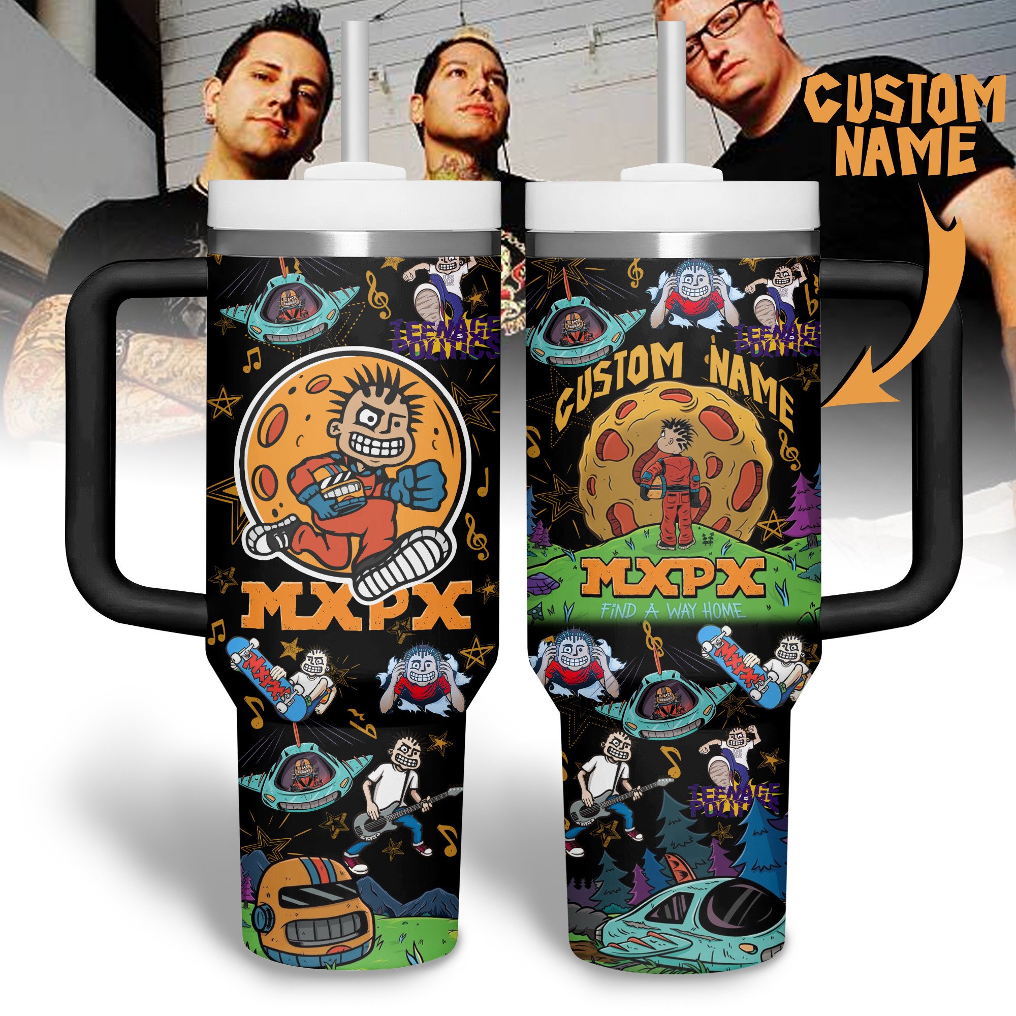 MxPx Music Custom Stanley Cup 40 oz 30 oz Tumbler With HandleTVC2301310