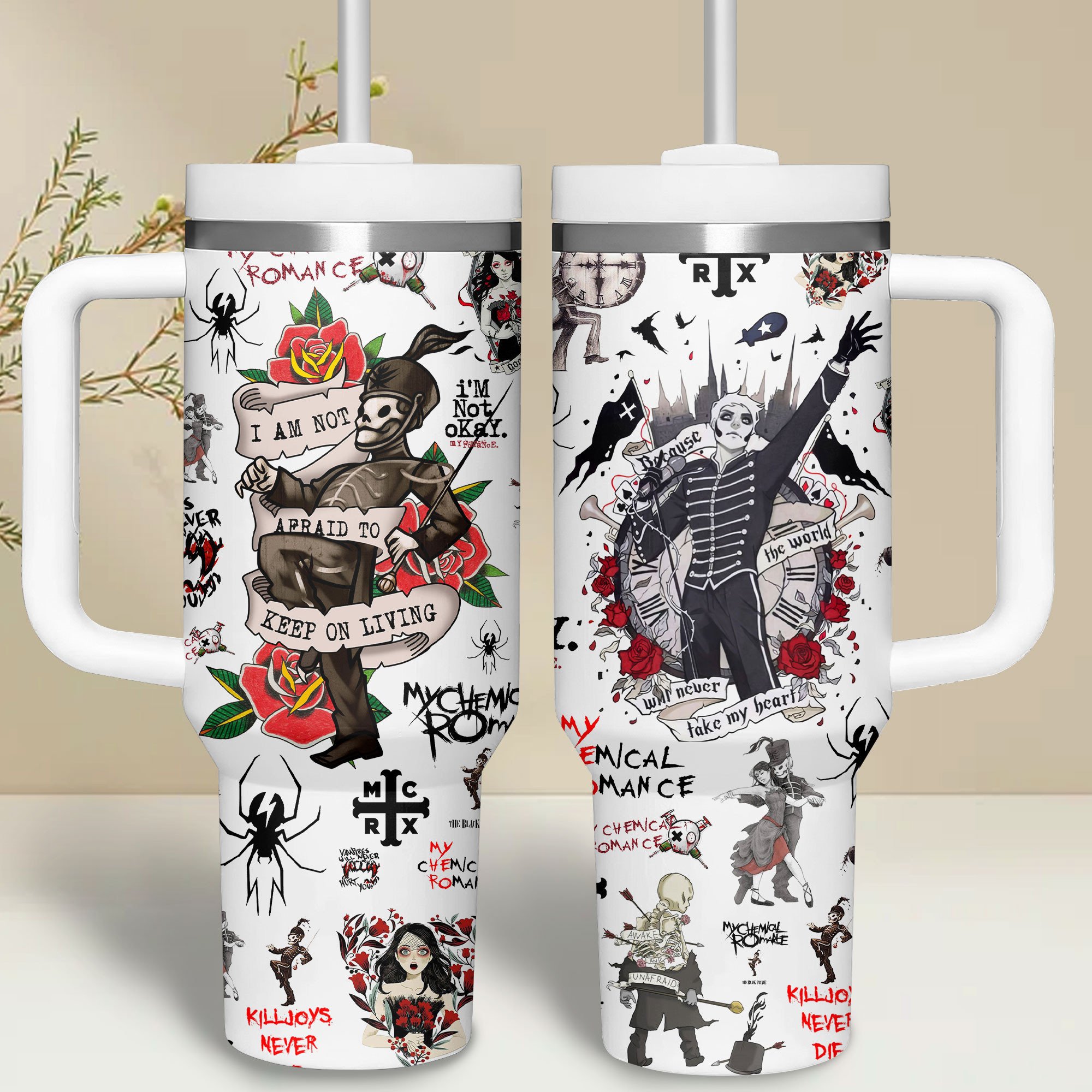 My Chemical Romance Music Custom Stanley Cup 40 oz 30 oz Tumbler With HandleTVC2301191