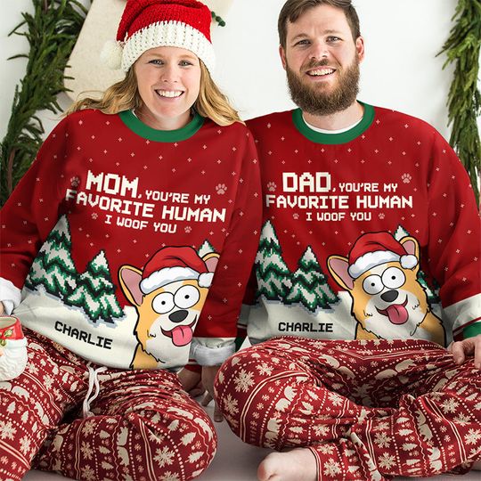 My Favorite Human In The World - Dog Personalized Sweatshirt - Gift For Pet Owners, Pet Lovers - Image 5