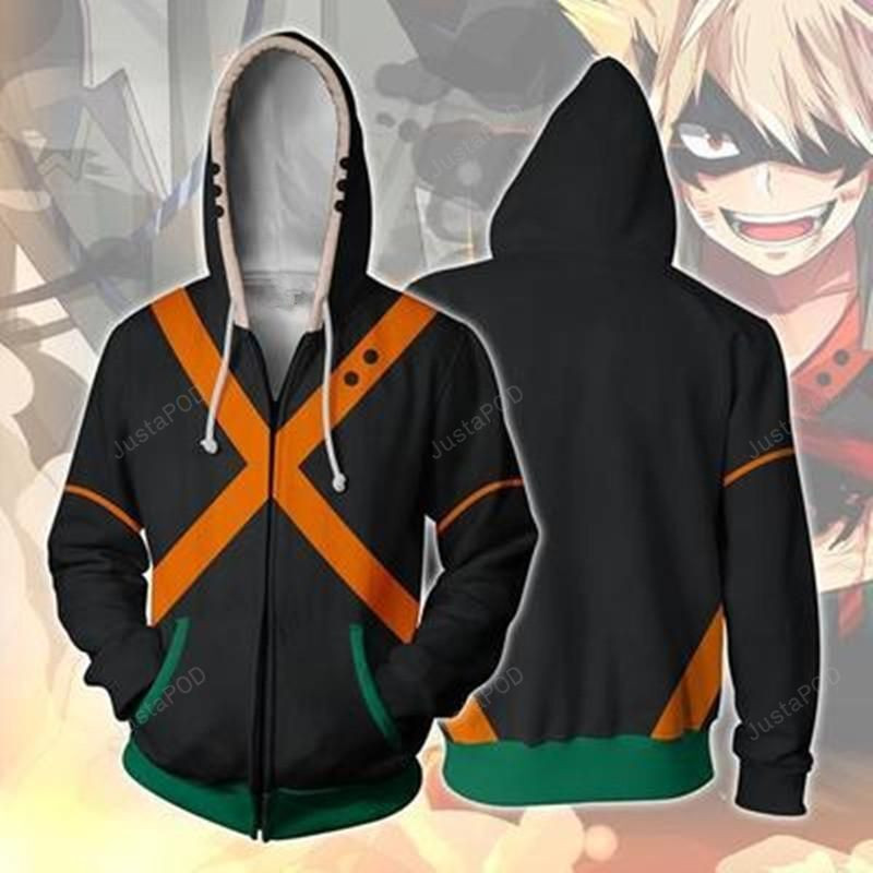 My Hero Academia 3D All Over Print Hoodie, Zip Hoodie