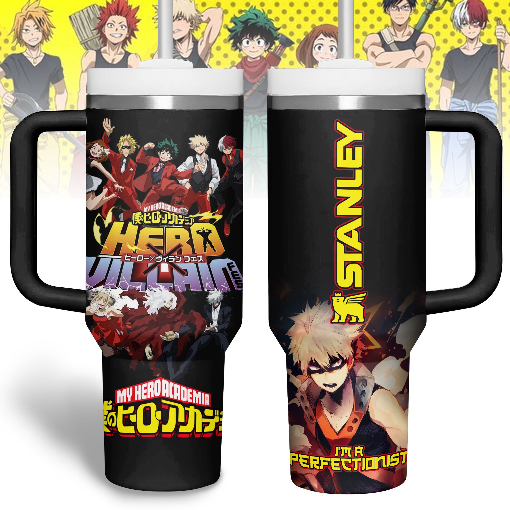 My Hero Academia Anime Custom Stanley Cup 40 oz 30 oz Tumbler With HandleTVC2301178