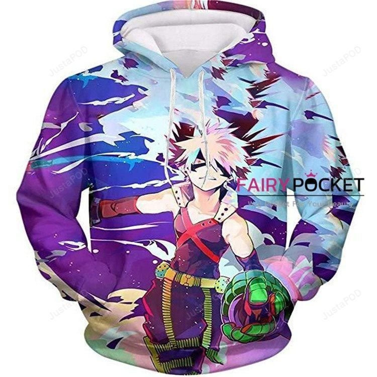 My Hero Academia Bakugou Katsuki 3D All Over Print Hoodie, Zip Hoodie