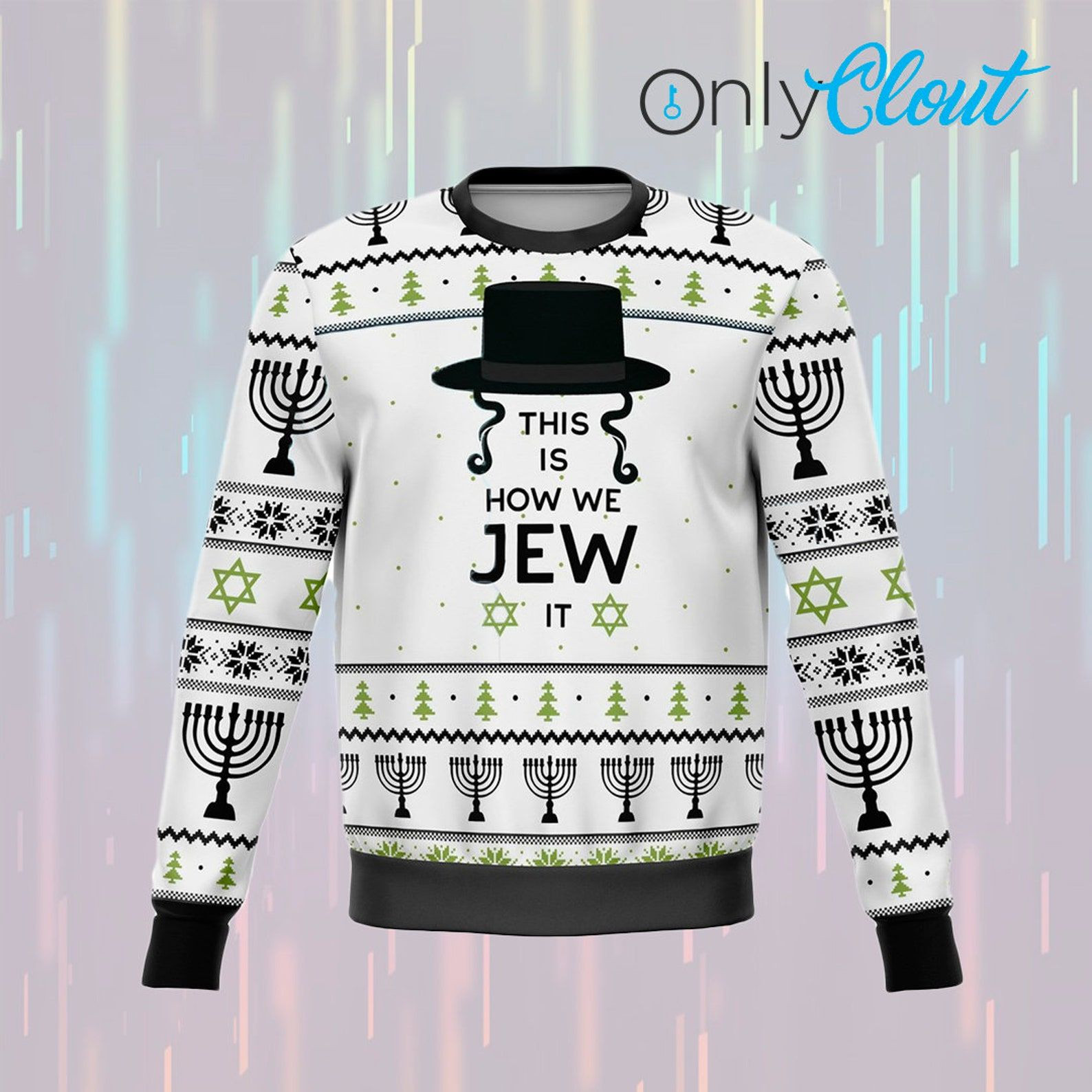My Jew Funny Ugly Christmas Sweater Adult 3D Funny Matching for family