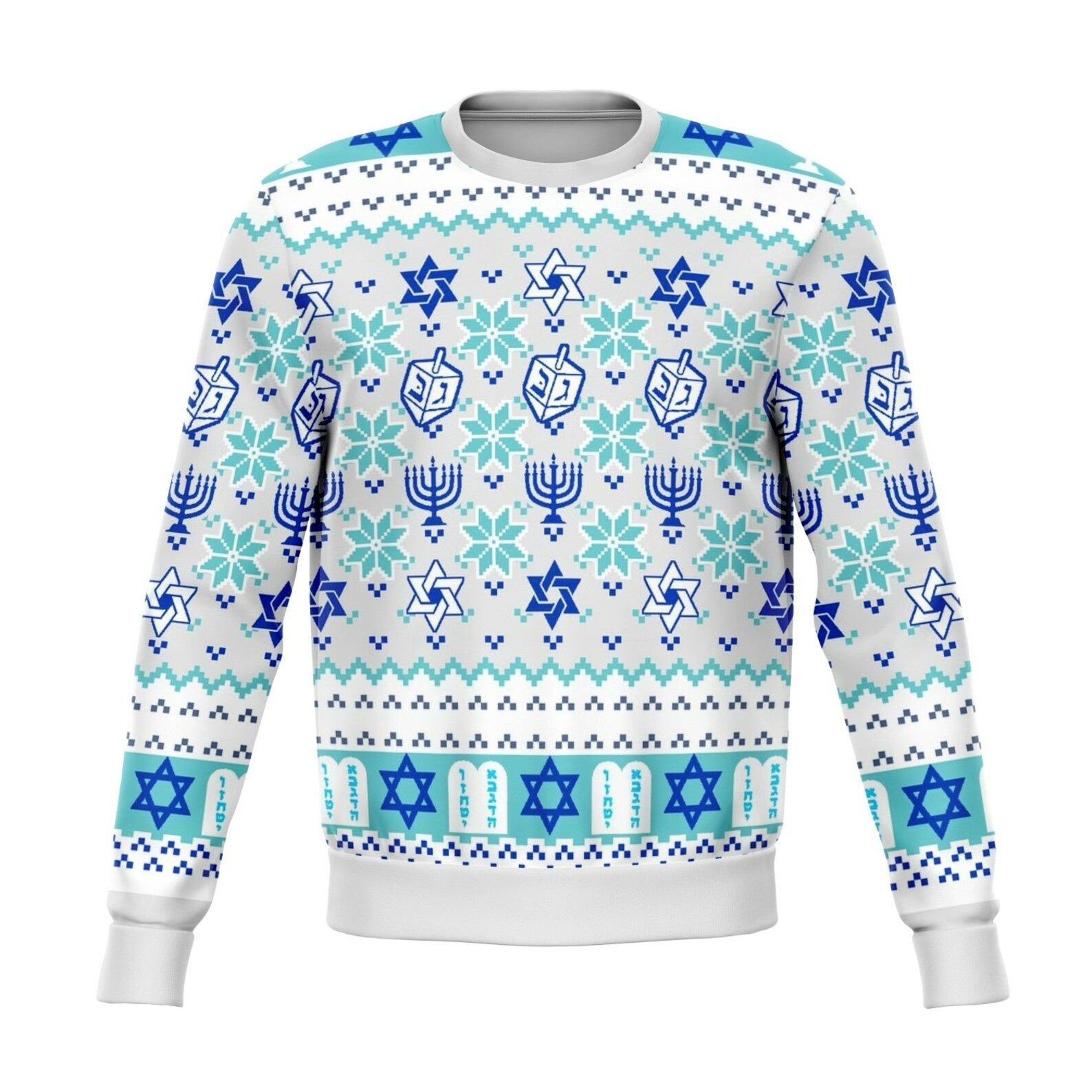 My Jewish Ugly Christmas Sweater Adult 3D Funny Matching for family