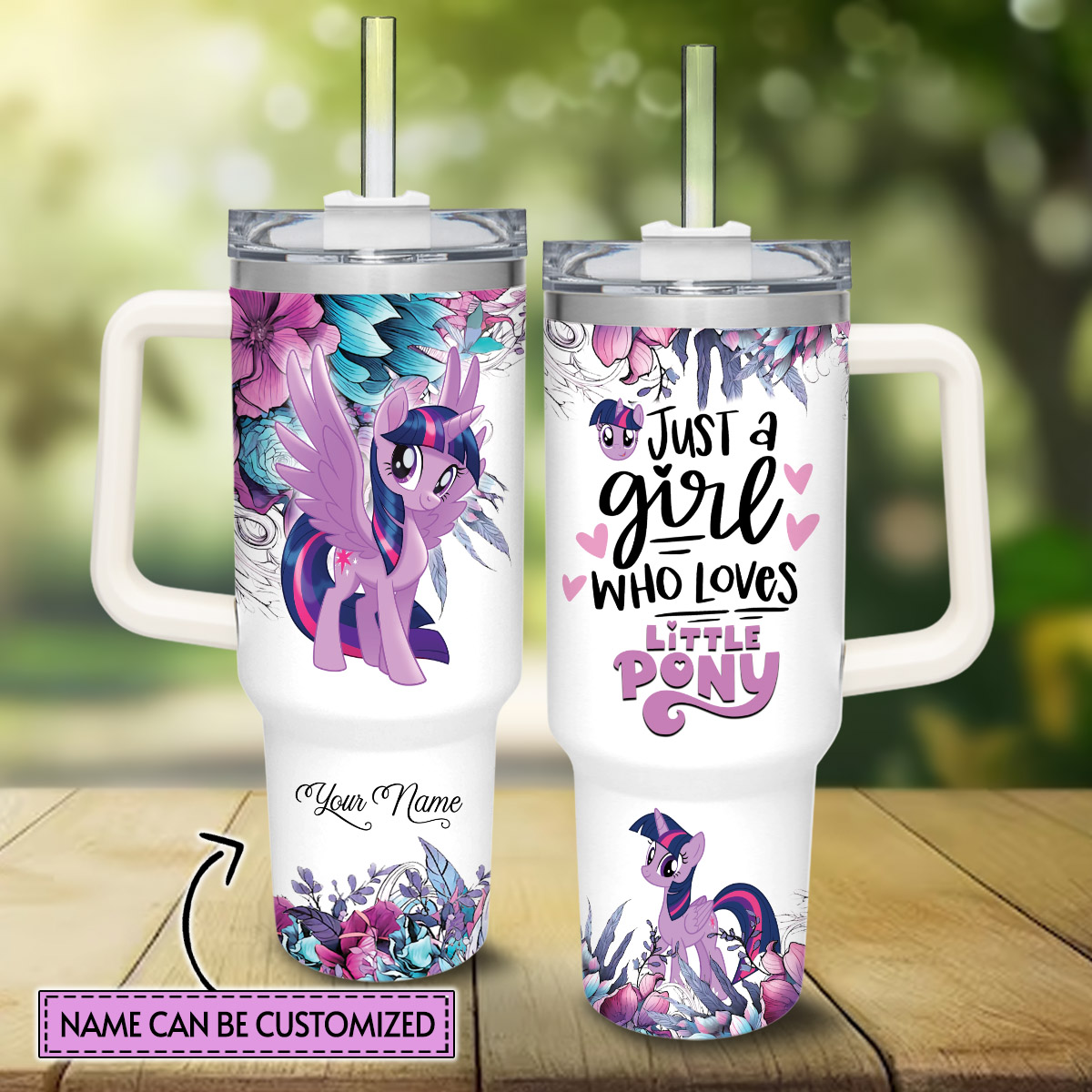 My Little Pony Cartoon Custom Stanley Cup 40 oz 30 oz Tumbler With HandleTVC2301825