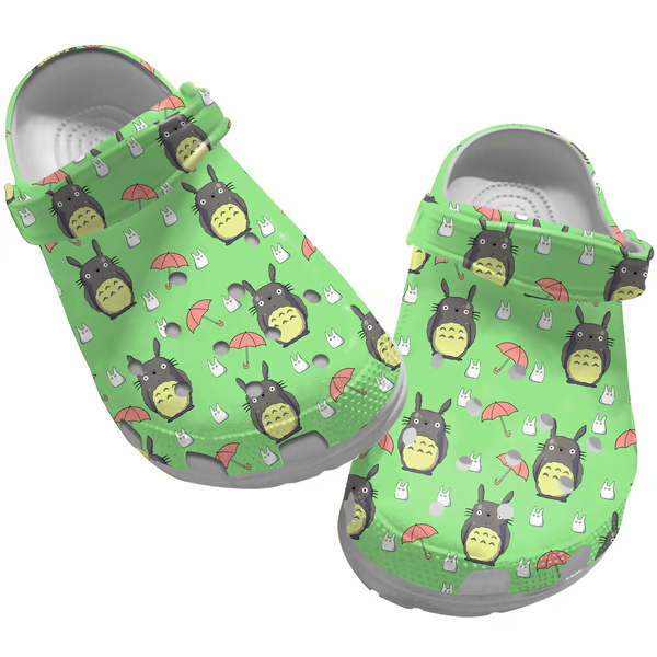 My Neighbor Totoro Anime Crocs Crocband Clogs Shoes Comfortable For Men Women and Kids