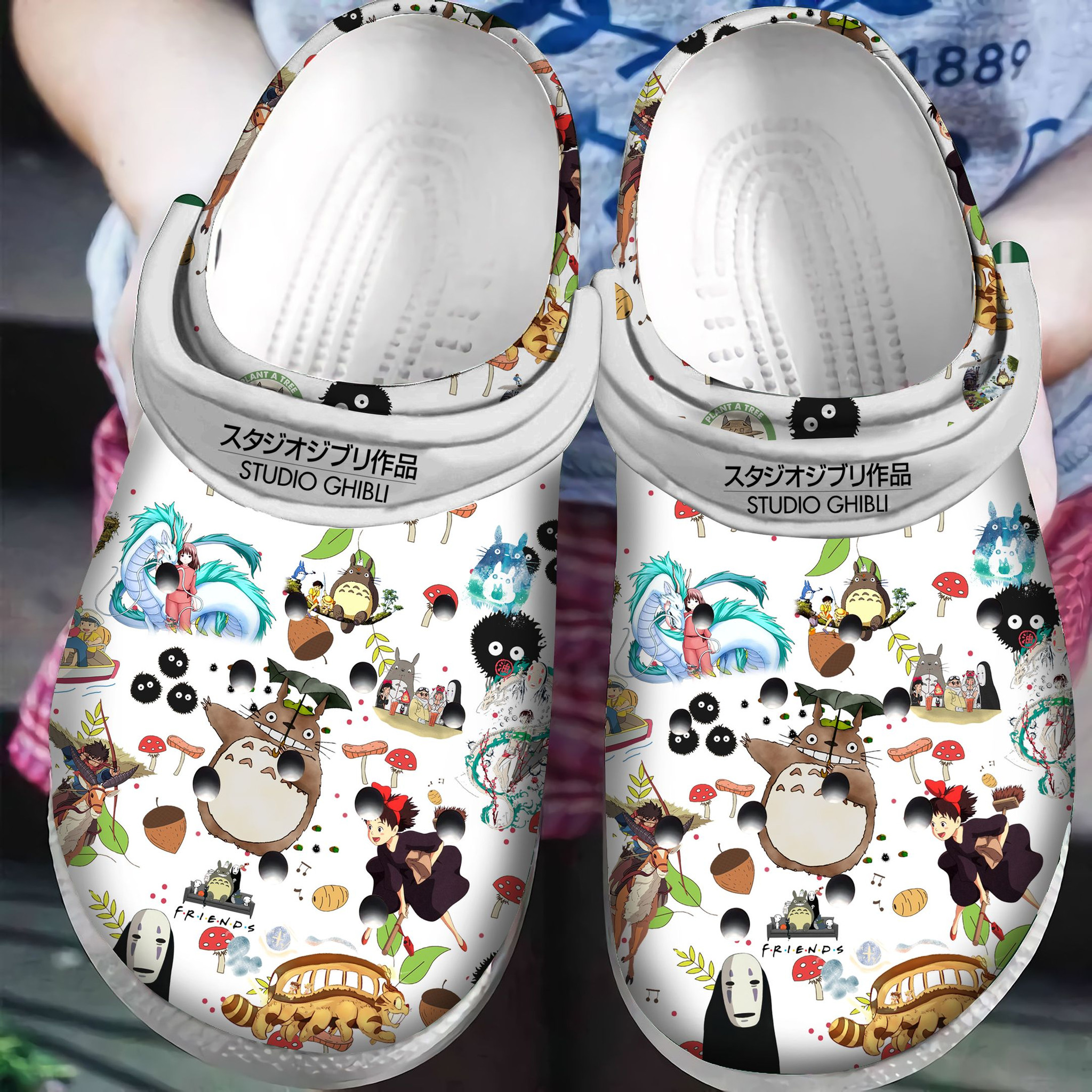 My Neighbor Totoro Anime Crocs Crocband Clogs Shoes Comfortable For Men Women and Kids