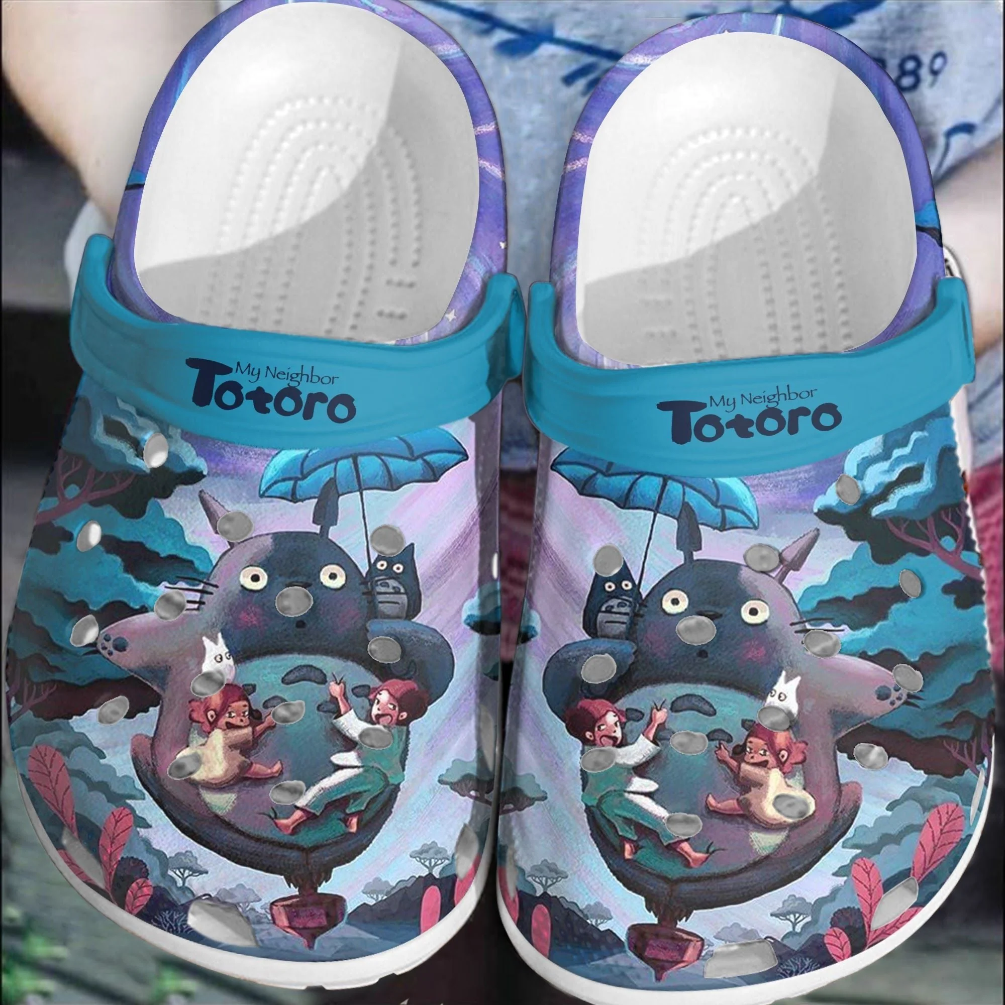 My Neighbor Totoro Crocs Crocband Clogs Comfortable Shoes For Men Women