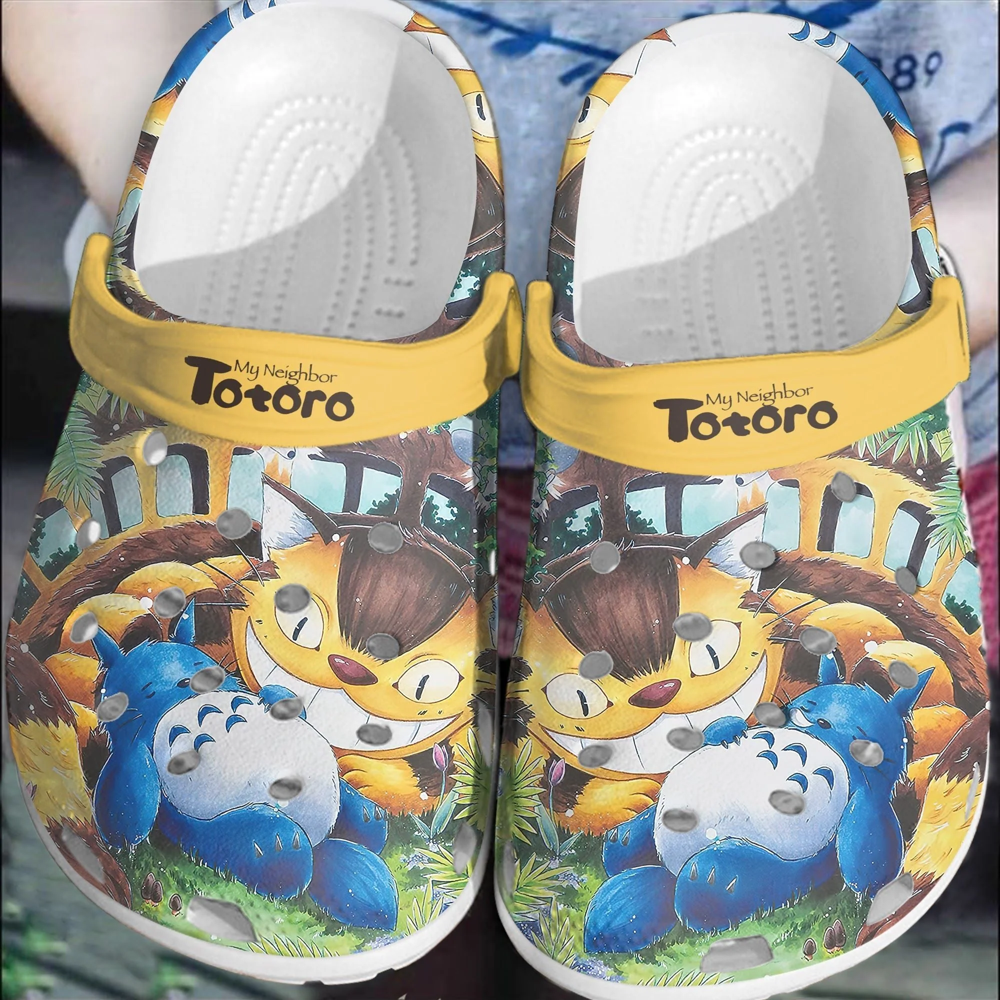 My Neighbor Totoro Crocs Crocband Clogs Shoes Comfortable For Men Women