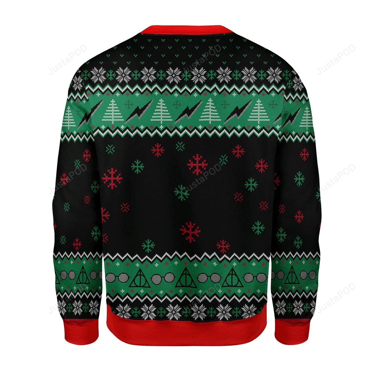My Patronus Is A Grinch Ugly Christmas Sweater Adult 3D Funny Matching for family - Image 2