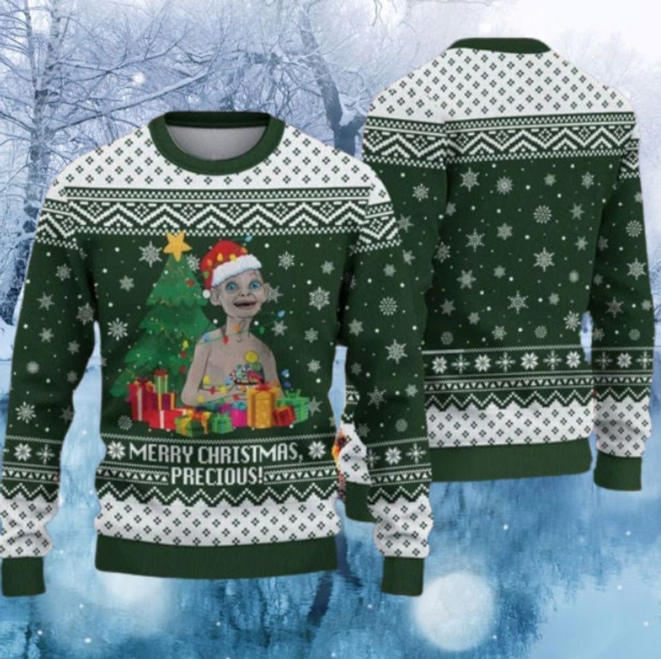 My Precious LOTR Ugly Christmas Sweater, 2023 LOTR Movie Swetshirt