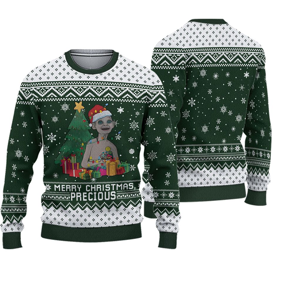 My Precious LOTR Ugly Sweater, 2023 LOTR Movie Fans Ugly Sweater