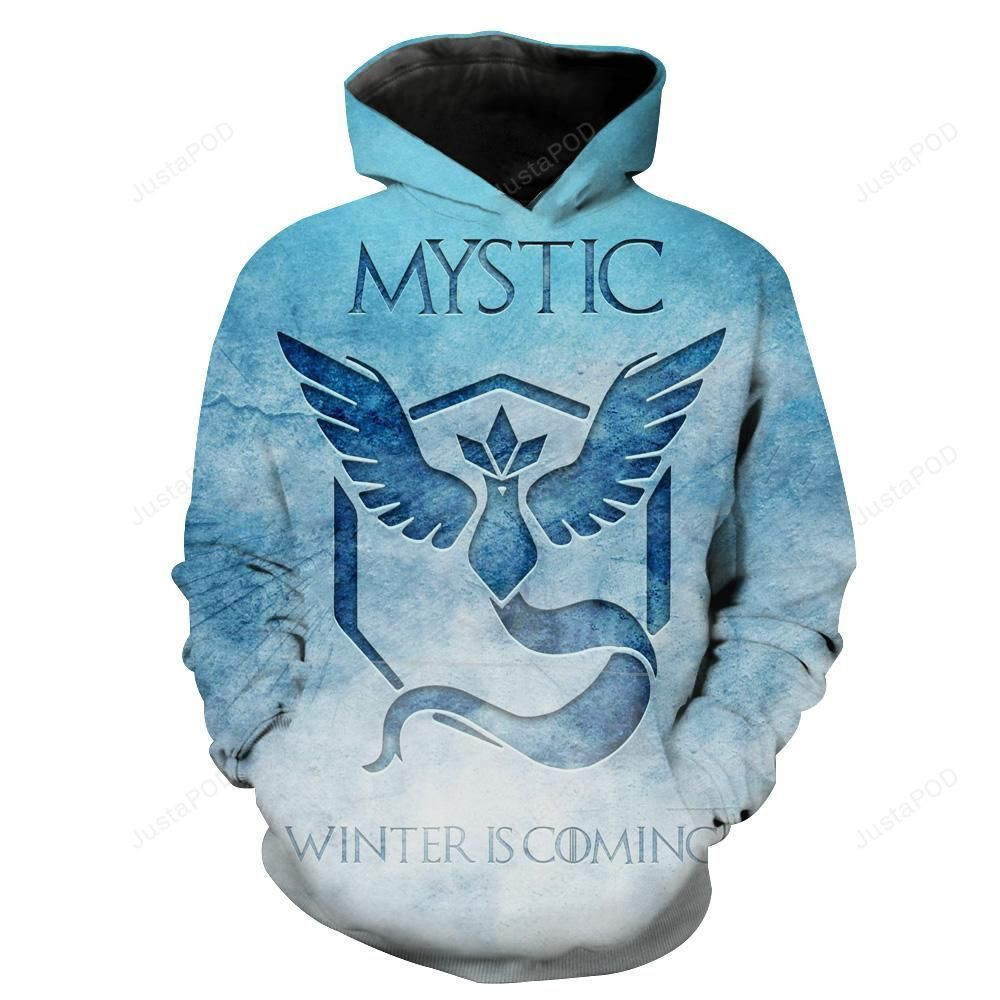 Mystic Pokemon Go 3D All Over Print Hoodie, Zip Hoodie