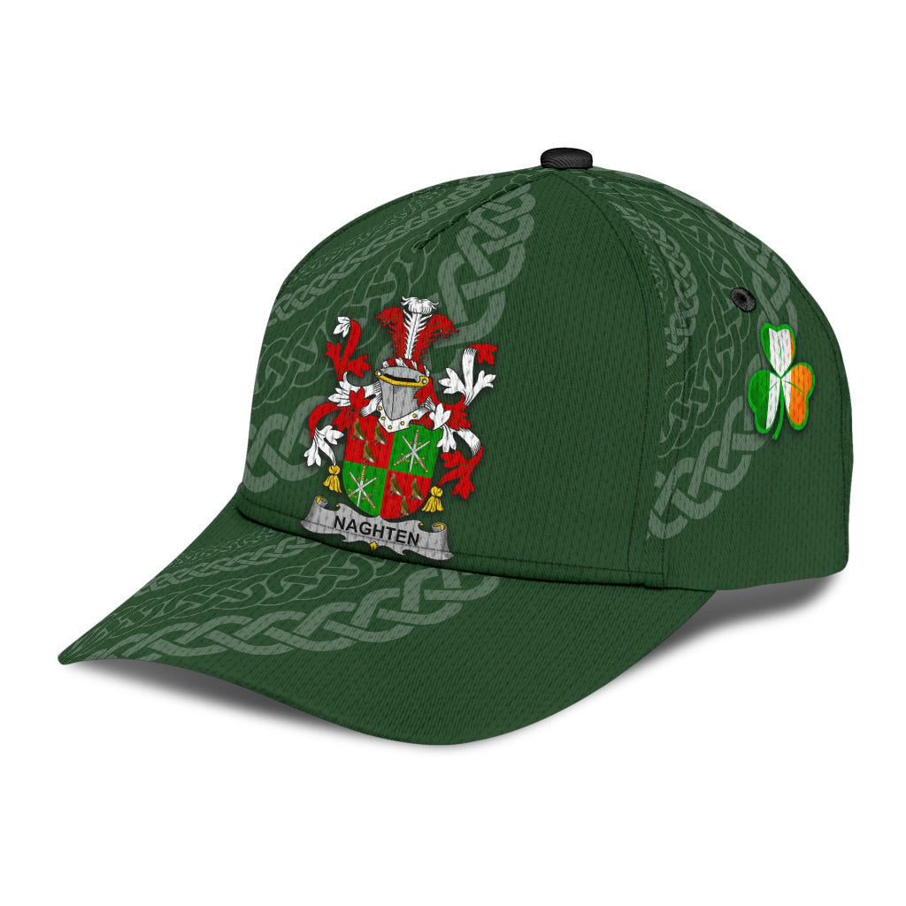 Naghten Coat Of Arms - Irish Family Crest St Patrick's Day Hat Classic Cap Trucker Hats Custom Hats Gifts For Men & Women