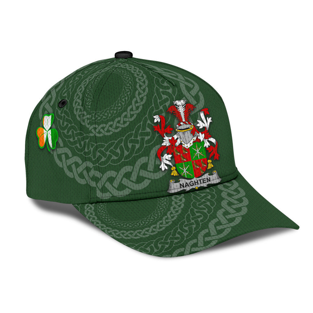 Naghten Coat Of Arms - Irish Family Crest St Patrick's Day Hat Classic Cap Trucker Hats Custom Hats Gifts For Men & Women