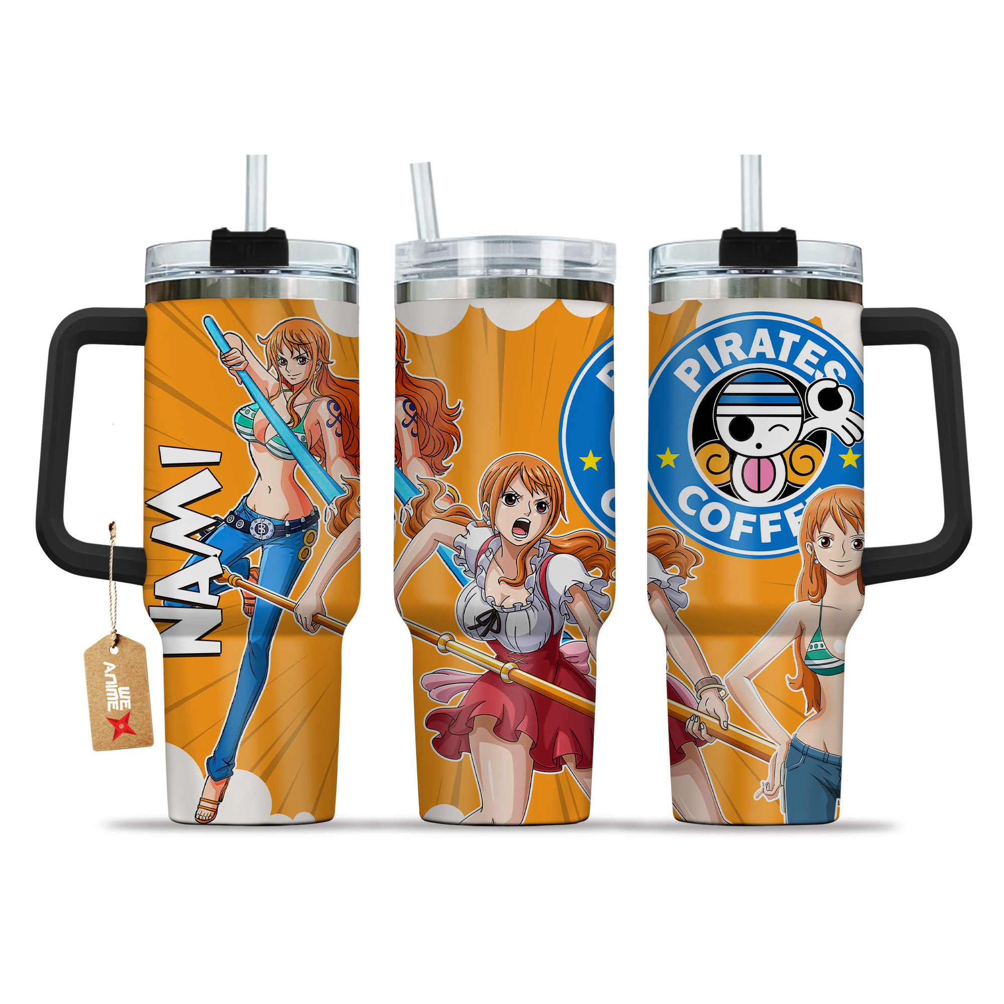 Nami One Piece Anime Custom Stanley Cup 40 oz 30 oz Tumbler With HandleTVC2301150