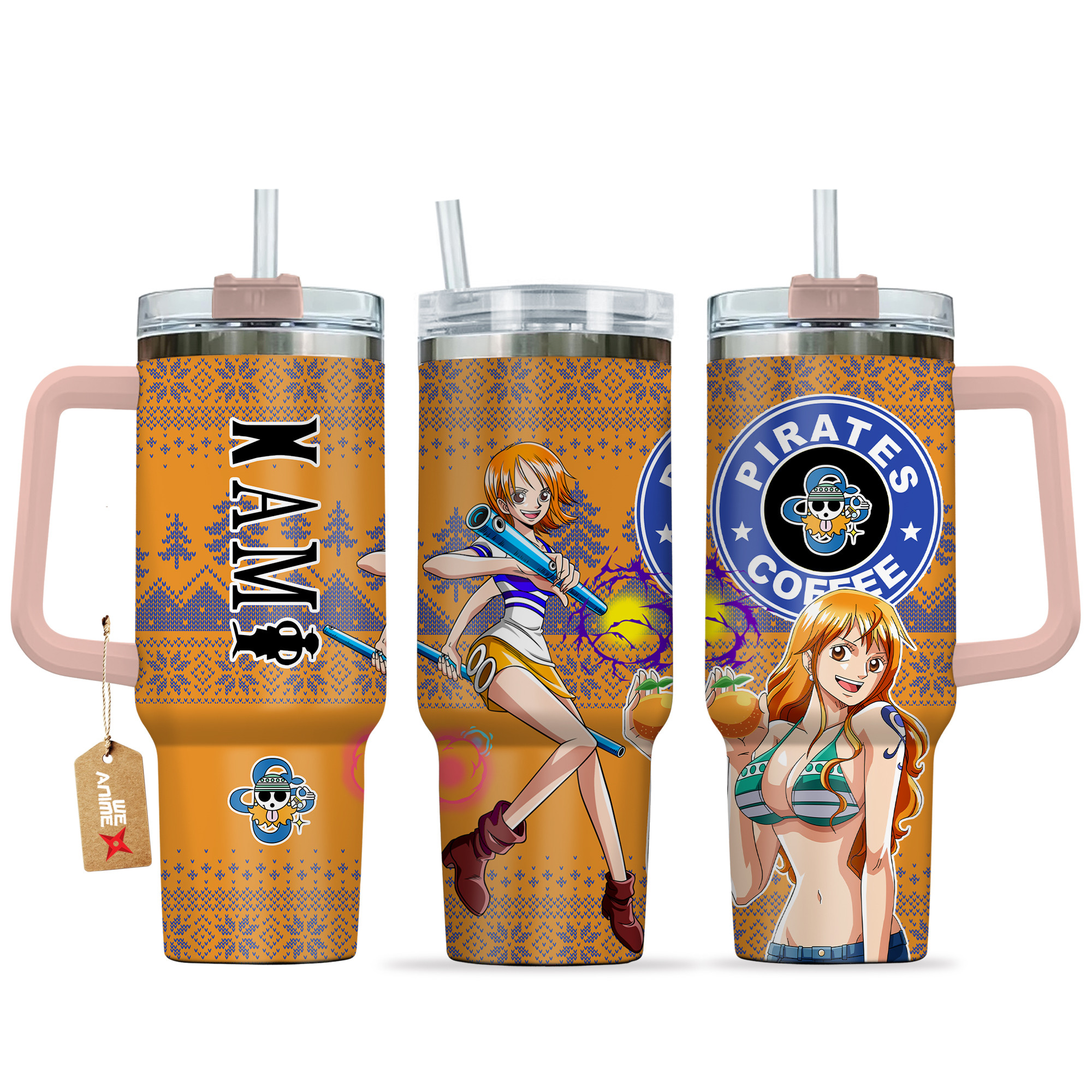 Nami One Piece Anime Custom Stanley Cup 40 oz 30 oz Tumbler With HandleTVC2301158