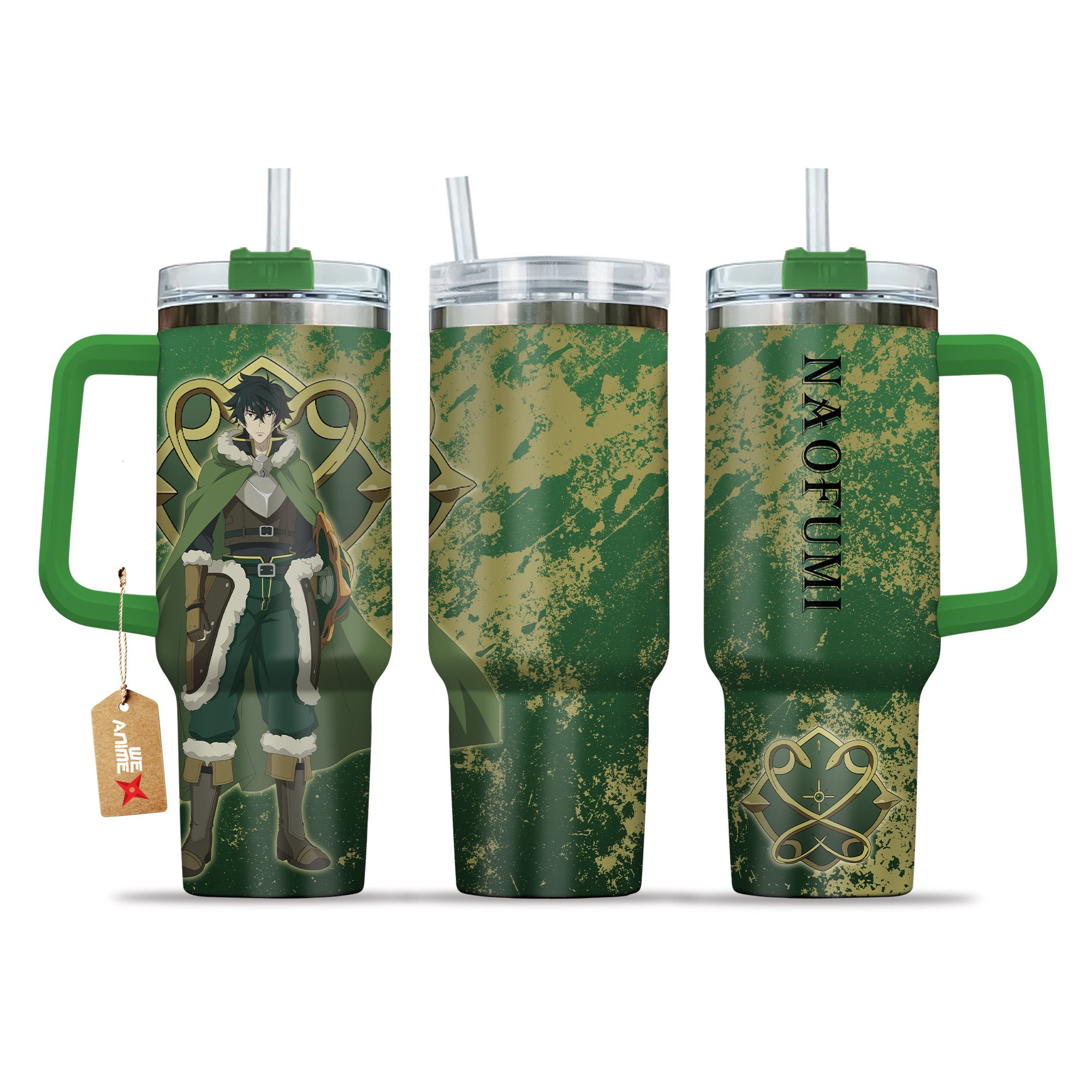 Naofumi Iwatani Chimera Shield The Rising of the Shield HeroÂ Anime Custom Stanley Cup 40 oz 30 oz Tumbler With HandleTVC2301212