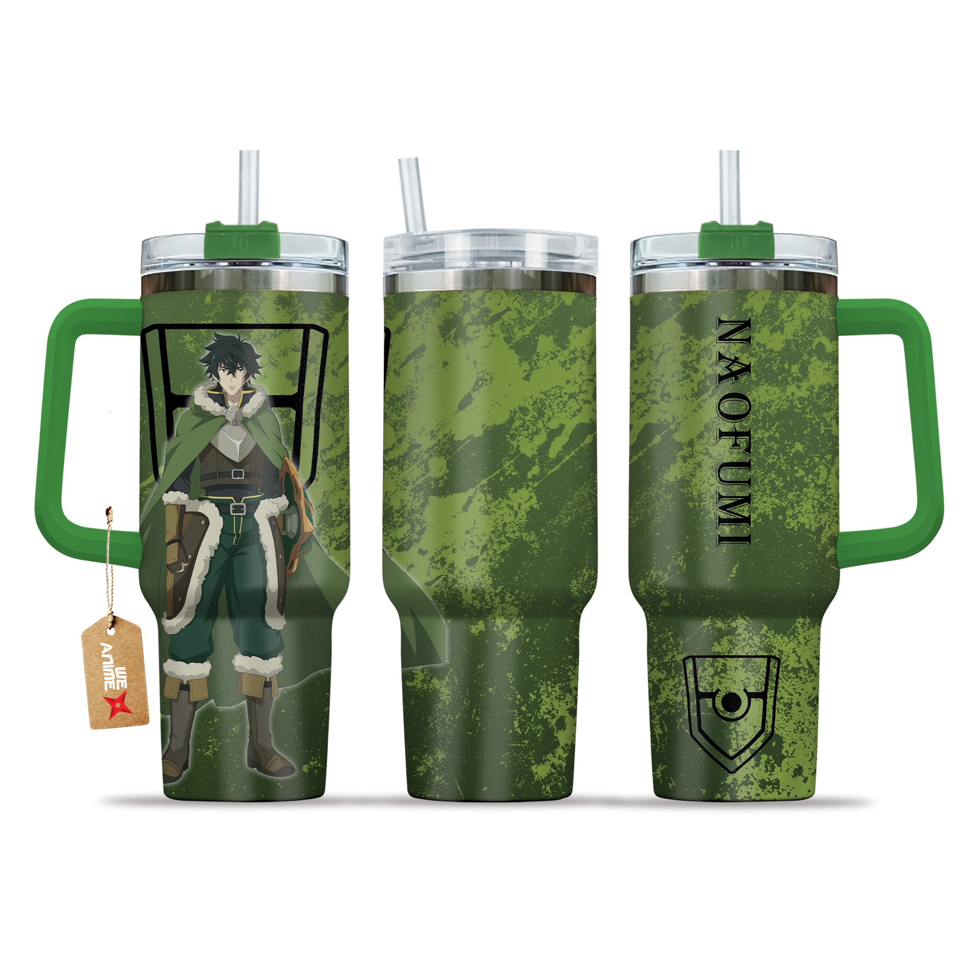 Naofumi Iwatani Main Shield The Rising of the Shield HeroÂ Anime Custom Stanley Cup 40 oz 30 oz Tumbler With HandleTVC2301211