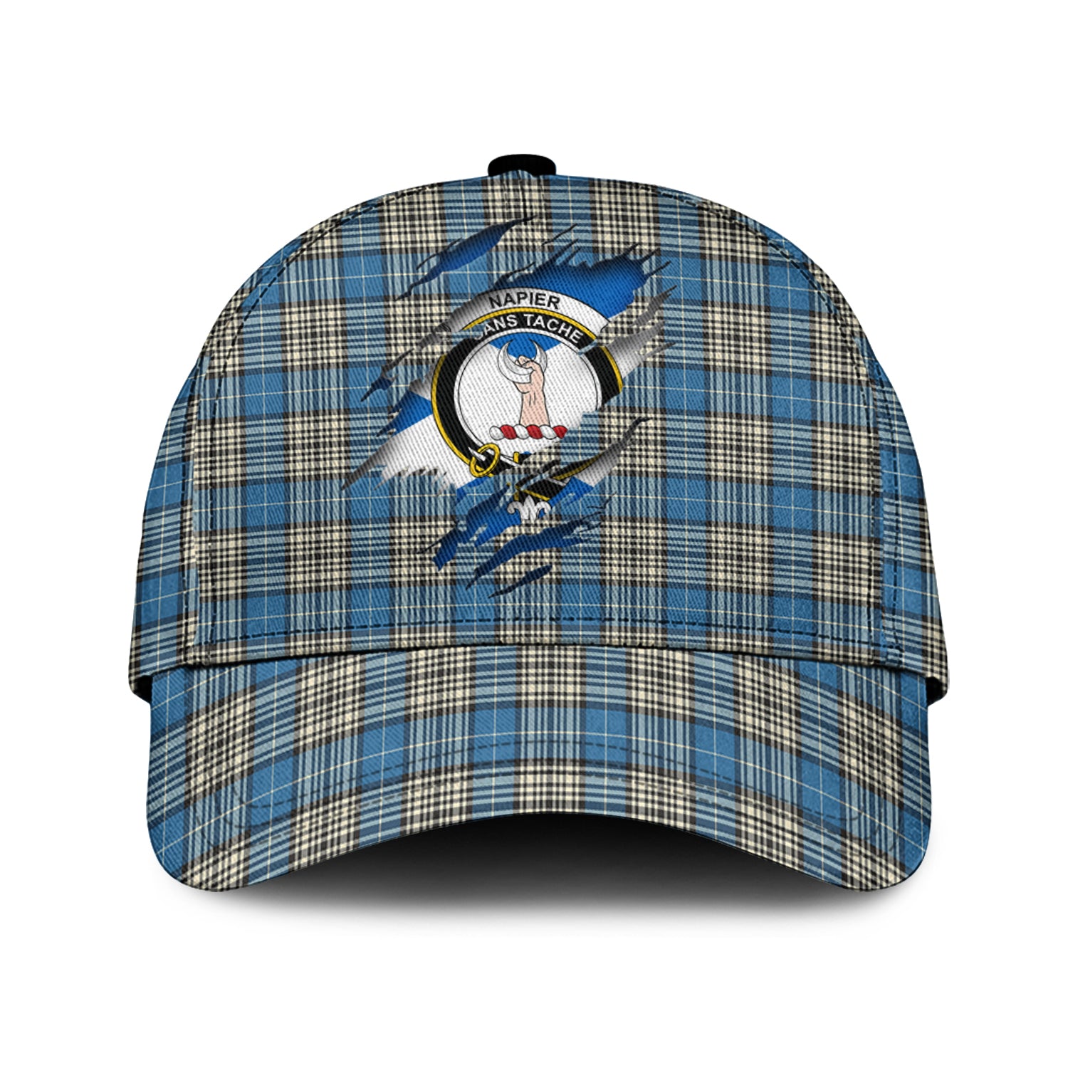 Napier Ancient Tartan Plaid Cap, Family Crest In Me Style Tartan Baseball Cap TS23 Trucker Hats Custom Hats Gifts For Men & Women
