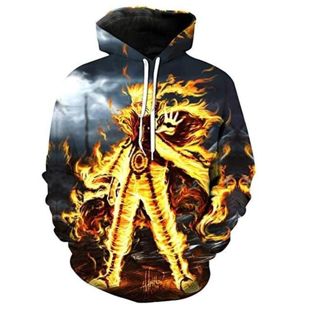 Naruto 3D All Over Print Hoodie, Zip Hoodie