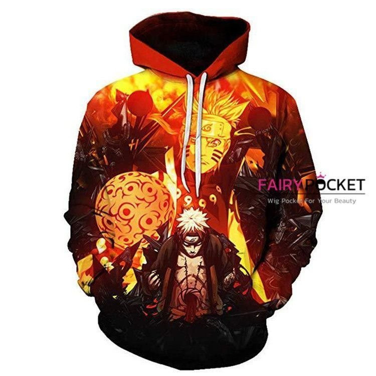 Naruto 3D All Over Print Hoodie, Zip Hoodie