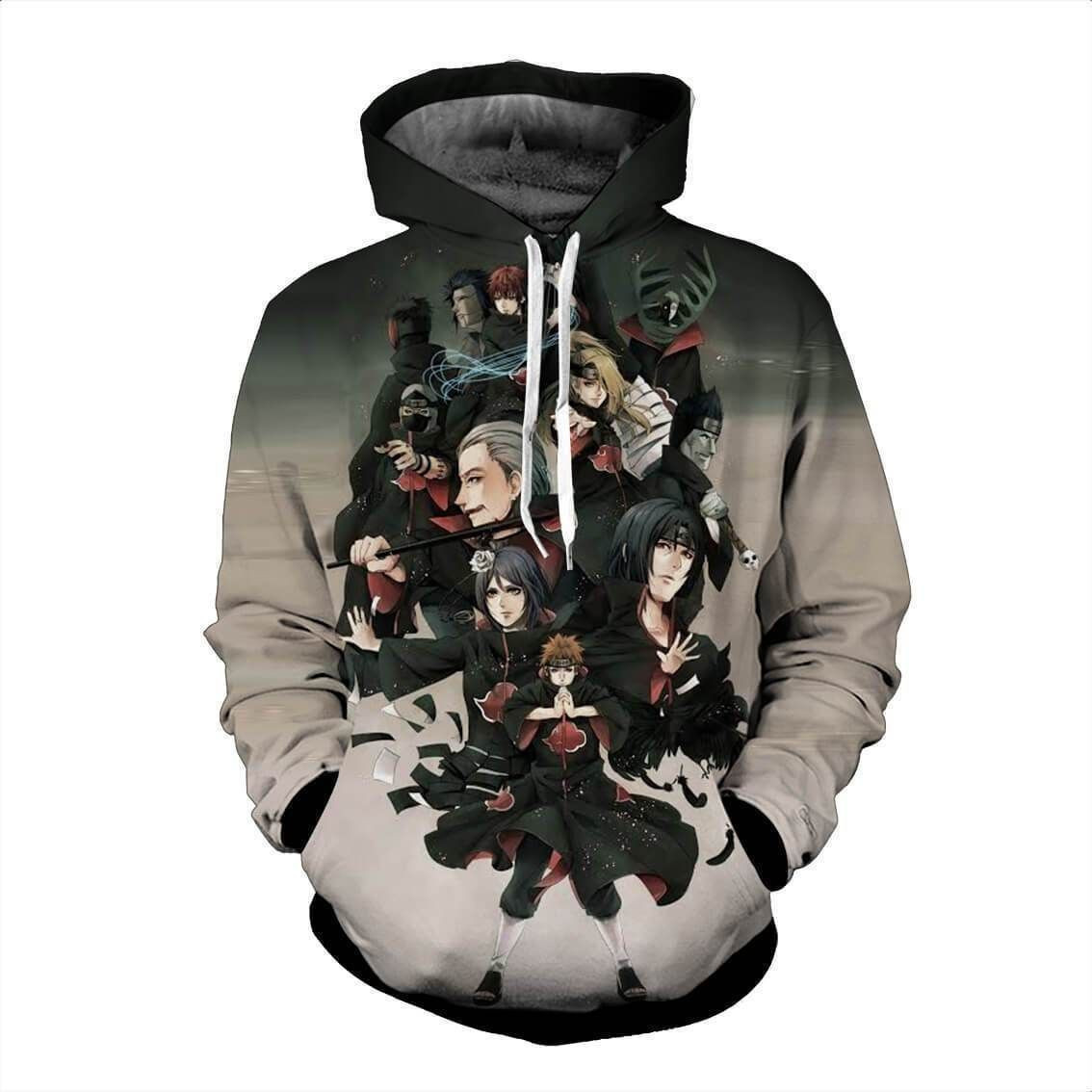 Naruto 3D All Over Print Hoodie, Zip Hoodie
