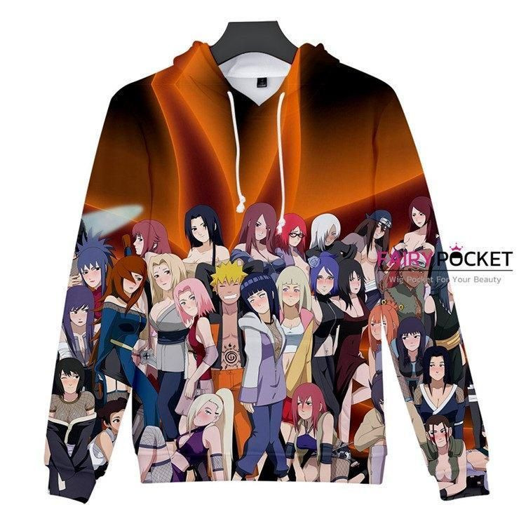 Naruto 3D All Over Print Hoodie, Zip Hoodie