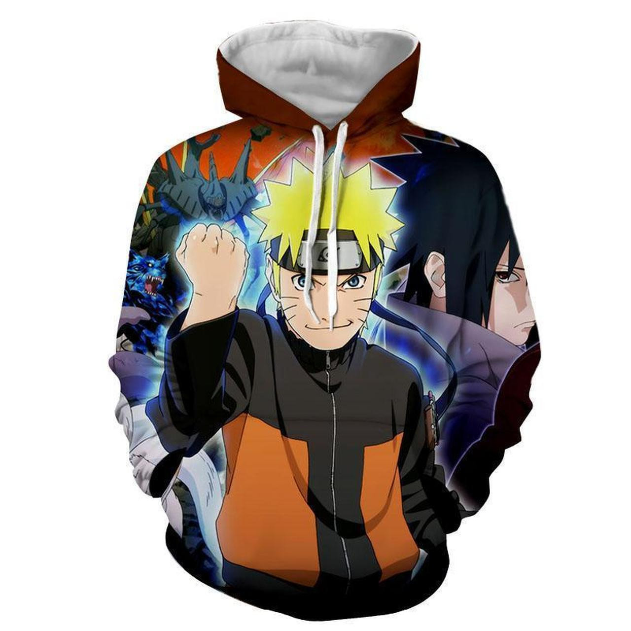 Naruto 3D All Over Print Hoodie, Zip Hoodie