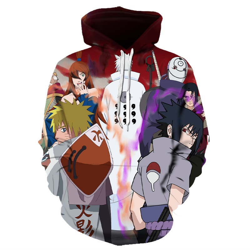 Naruto 3D All Over Print Hoodie, Zip Hoodie