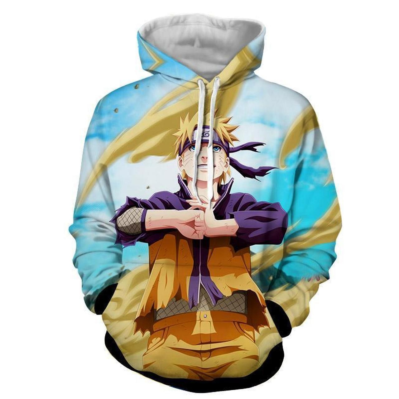 Naruto 3D All Over Print Hoodie, Zip Hoodie