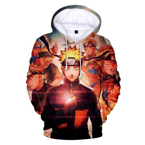Naruto Anime 3D All Over Print Hoodie, Zip Hoodie