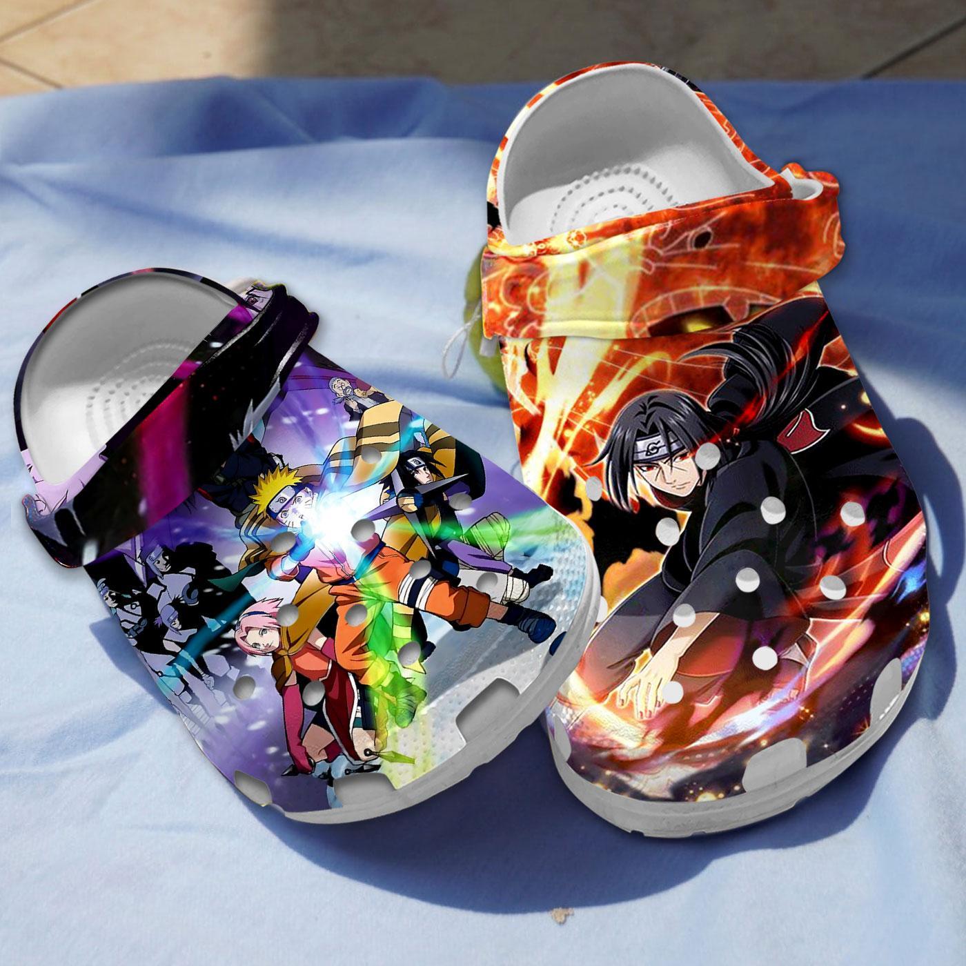 Naruto Anime Crocs Crocband Clogs Shoes Comfortable For Men Women and Kids