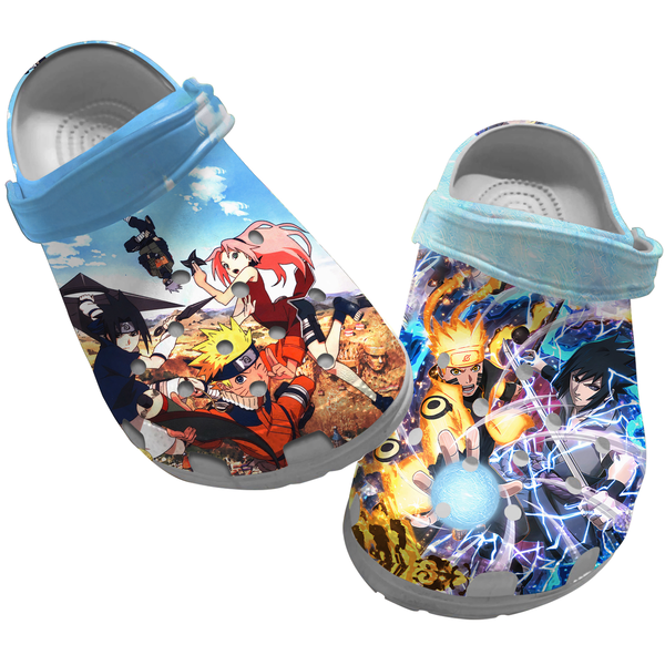 Naruto Anime Crocs Crocband Clogs Shoes Comfortable For Men Women and Kids