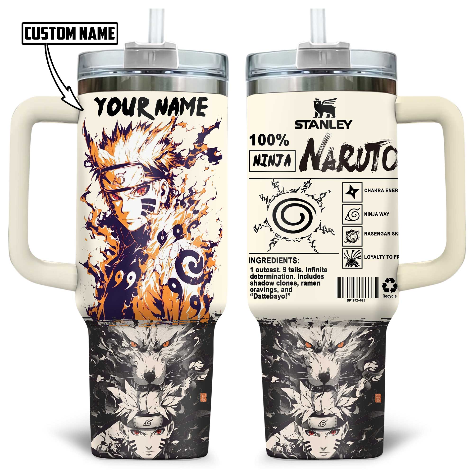 Naruto Anime Custom Stanley Cup 40 oz 30 oz Tumbler With HandleTVC2301170