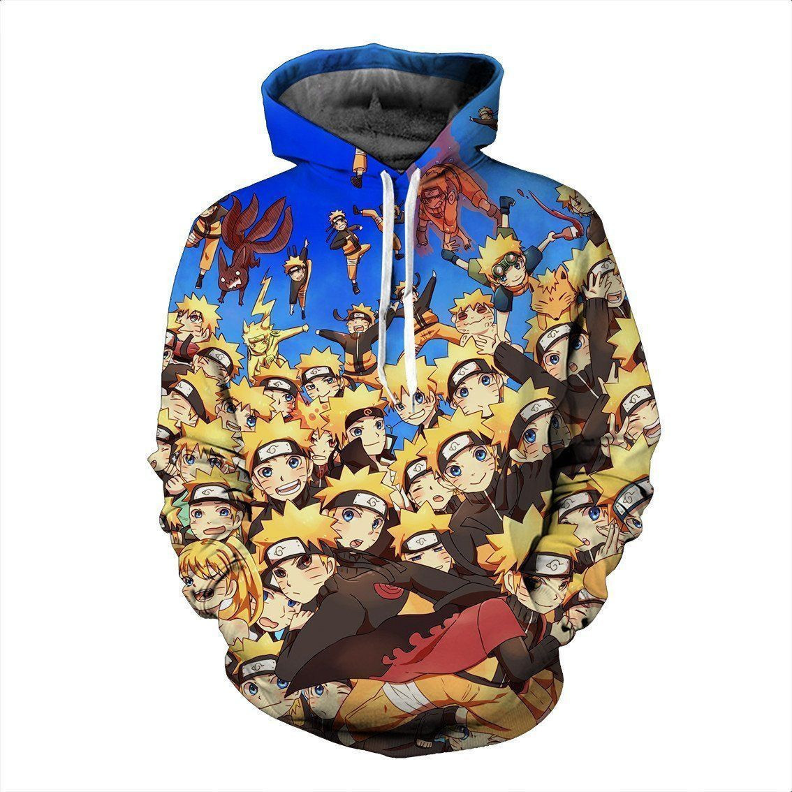 NARUTO CLONE 3D All Over Print Hoodie, Zip Hoodie