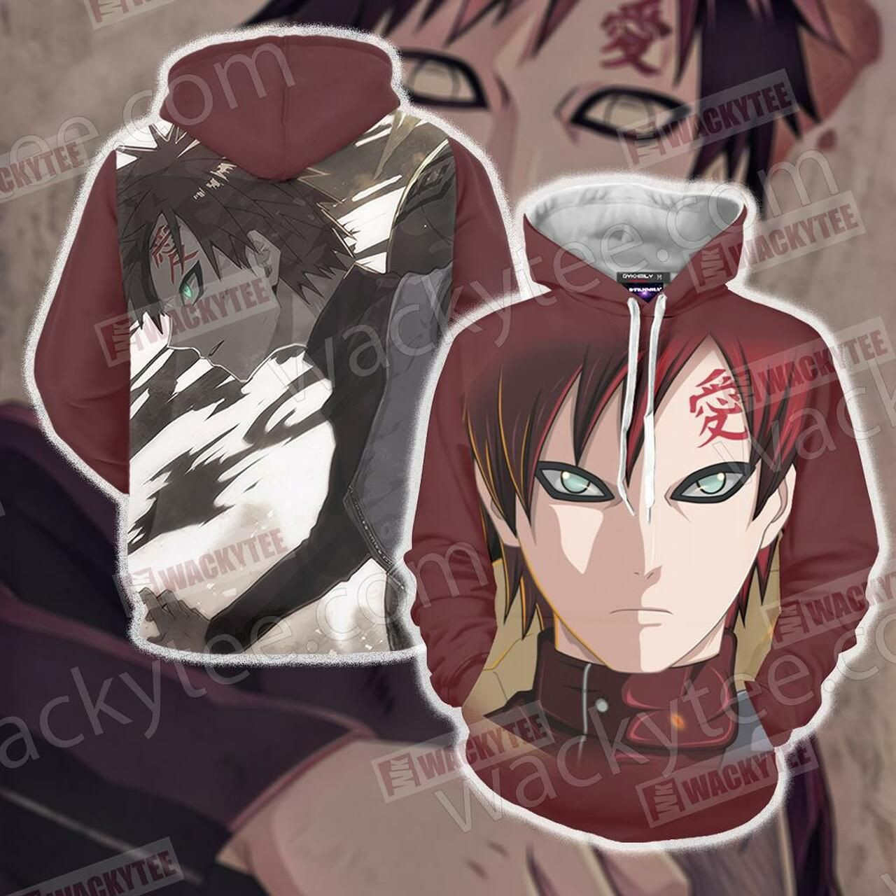 Naruto Gaara New Unisex 3D All Over Print Hoodie, Zip Hoodie