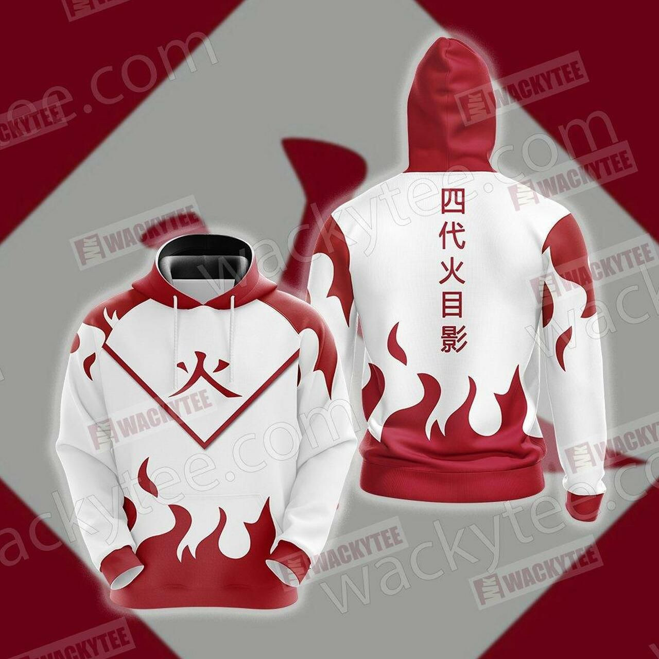 Naruto Hokage New Unisex 3D All Over Print Hoodie, Zip Hoodie